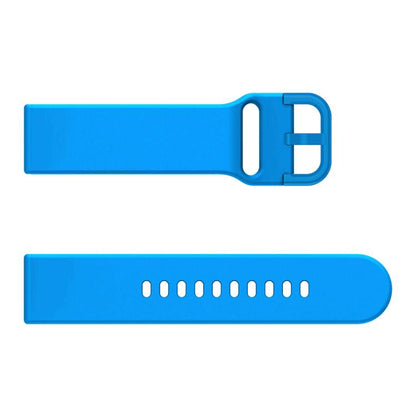 Kalebol 20mm Universal Flat Head Buckle Silicone Watch Band(Sky Blue) by Kalebol