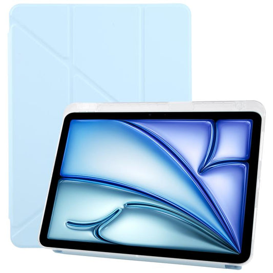 For iPad Air 11 2025 / 2024 ZGA Genre Series Y-Fold Leather Tablet Case with Pen Slot(Blue) by ZGA