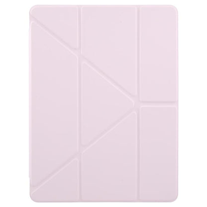 For iPad Pro 13 2025 / 2024 ZGA Genre Series Y-Fold Leather Tablet Case with Pen Slot(Pink) by ZGA