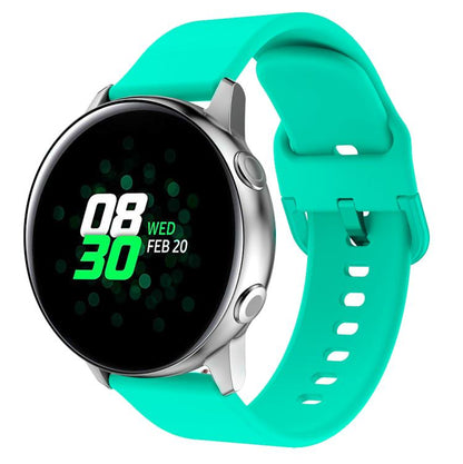 Kalebol 22mm Universal Flat Head Buckle Silicone Watch Band(Mint Green) by Kalebol