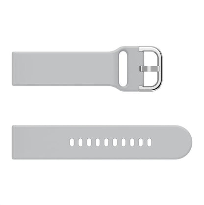 Kalebol 22mm Universal Flat Head Buckle Silicone Watch Band(Grey) by Kalebol
