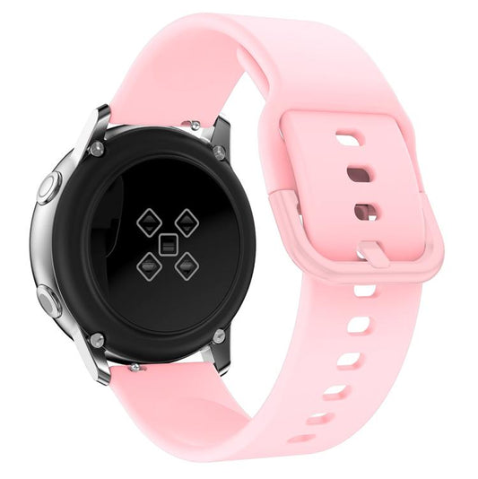 Kalebol 22mm Universal Flat Head Buckle Silicone Watch Band(Soft Pink) by Kalebol