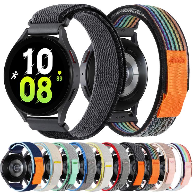 Kalebol 22mm Universal Nylon Loop Fastener Watch Band(Green Grey) by Kalebol