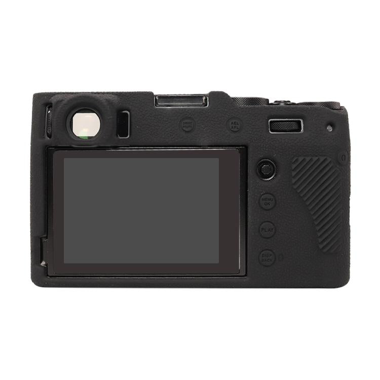 For FUJIFILM X100VI Litchi Texture Soft Silicone Protective Case(Black) by bashfashion