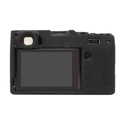 For FUJIFILM X100VI Litchi Texture Soft Silicone Protective Case(Black) by bashfashion