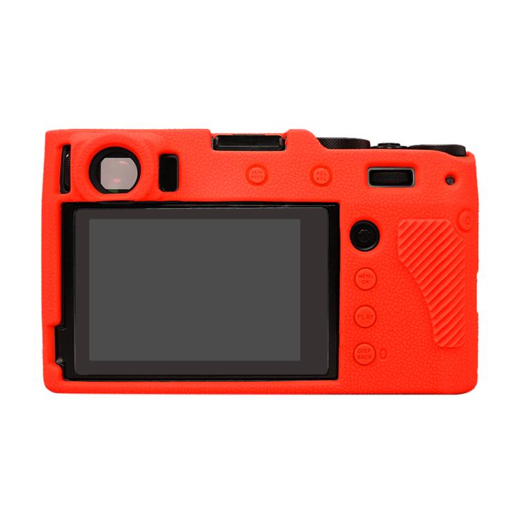 For FUJIFILM X100VI Litchi Texture Soft Silicone Protective Case(Red) by bashfashion