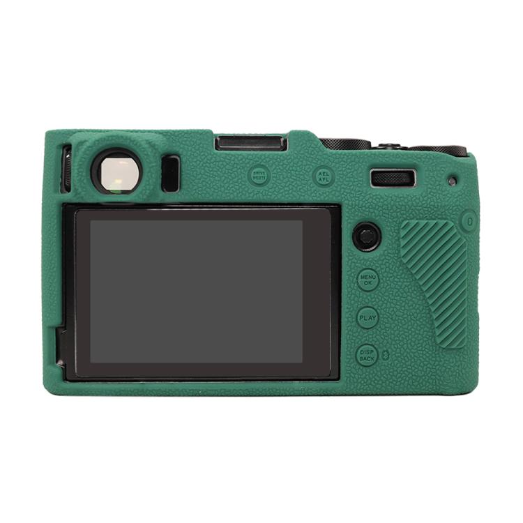 For FUJIFILM X100VI Litchi Texture Soft Silicone Protective Case(Green) by bashfashion