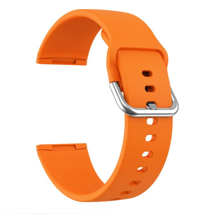 Kalebol Pin Buckle Silicone Watch Band For Fitbit Versa 3 / 4(Orange) by Kalebol