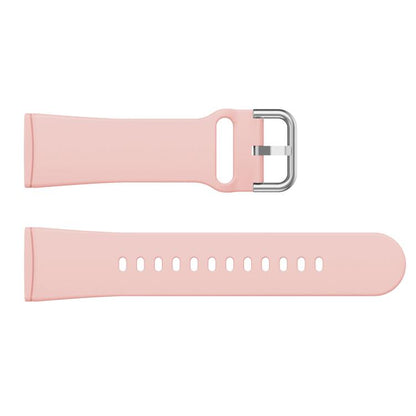 Kalebol Pin Buckle Silicone Watch Band For Fitbit Versa 3 / 4(Pink) by Kalebol