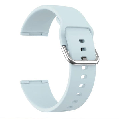 Kalebol Pin Buckle Silicone Watch Band For Fitbit Versa 3 / 4(Light Blue) by Kalebol