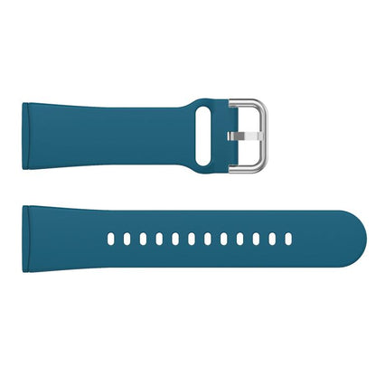 Kalebol Pin Buckle Silicone Watch Band For Fitbit Versa 3 / 4(Dark Green) by Kalebol