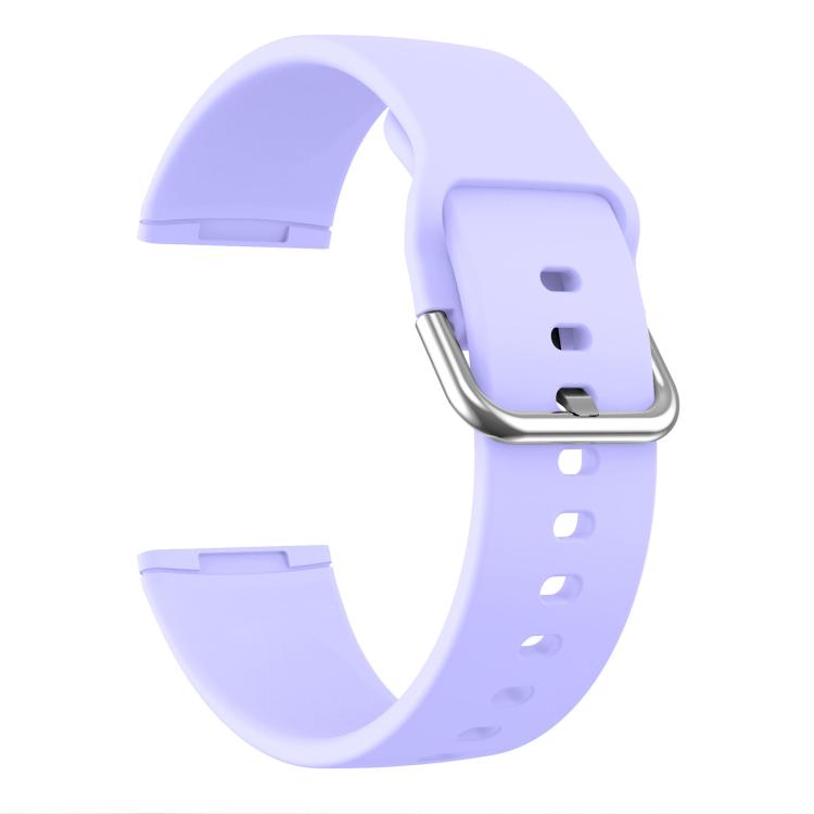 Kalebol Pin Buckle Silicone Watch Band For Fitbit Versa 3 / 4(Lavender) by Kalebol