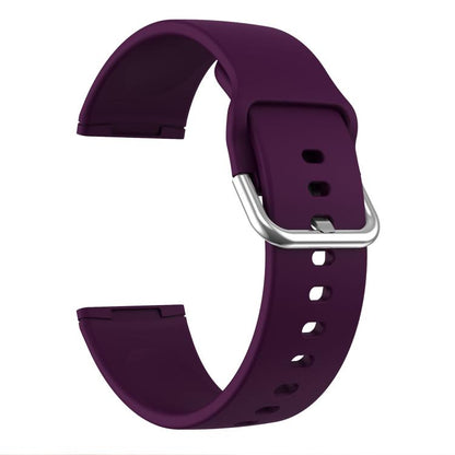 Kalebol Pin Buckle Silicone Watch Band For Fitbit Versa 3 / 4(Dark Purple) by Kalebol