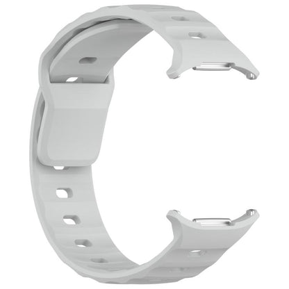 For Samsung Galaxy Watch Ultra 47mm / Ultra 2025 Kalebol Square Buckle Silicone Watch Band(Light Grey) by Kalebol