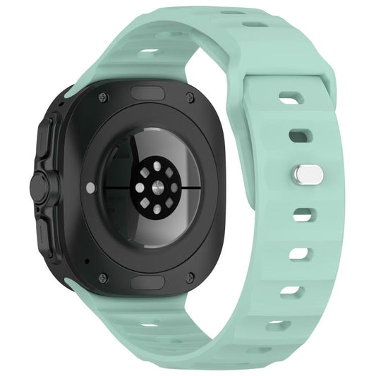 For Samsung Galaxy Watch Ultra 47mm / Ultra 2025 Kalebol Square Buckle Silicone Watch Band(Teal) by Kalebol