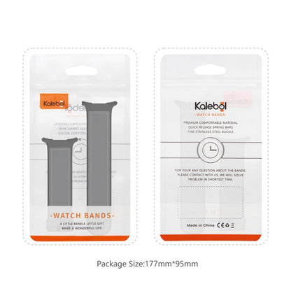 For Samsung Galaxy Watch Ultra 47mm / Ultra 2025 Kalebol Composite Silicone Folding Magnetic Buckle Watch Band(Light Brown) by Kalebol