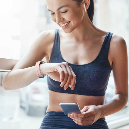 For Garmin Lily 2 14mm Kalebol Magnetic Buckle Silicone Strap(Pink) by Kalebol