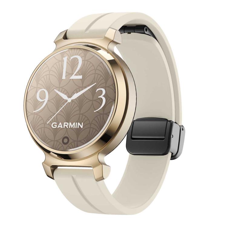 For Garmin Lily 2 14mm Kalebol Magnetic Buckle Silicone Strap(Starlight) by Kalebol