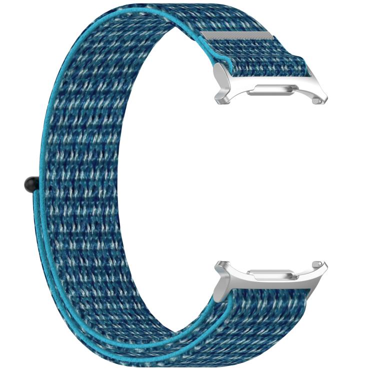 For Samsung Galaxy Watch Ultra 47mm / Ultra 2025 Kalebol Hook and Loop Fastener Nylon Braided Watch Band(Ocean Blue) by Kalebol