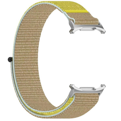 For Samsung Galaxy Watch Ultra 47mm / Ultra 2025 Kalebol Hook and Loop Fastener Nylon Braided Watch Band(Camel) by Kalebol