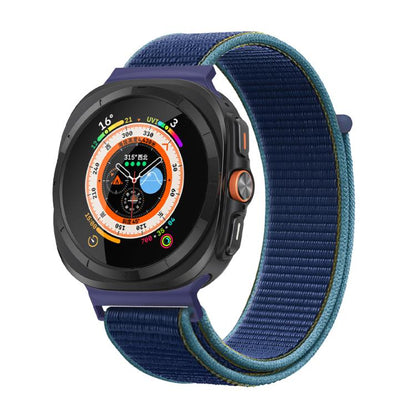 For Samsung Galaxy Watch Ultra 47mm / Ultra 2025 Kalebol Quick Release Nylon Braided Watch Band(Deep Sea Blue) by Kalebol