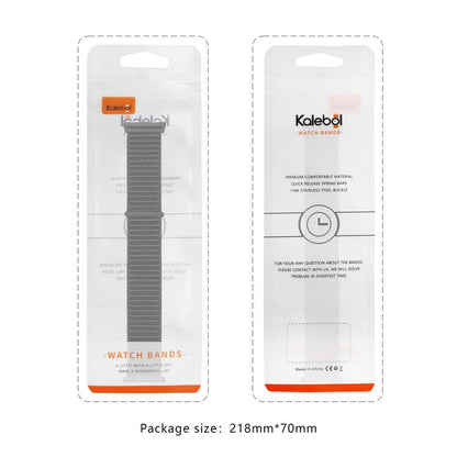 For Samsung Galaxy Watch Ultra 47mm / Ultra 2025 Kalebol Quick Release Nylon Braided Watch Band(Pink Sand) by Kalebol