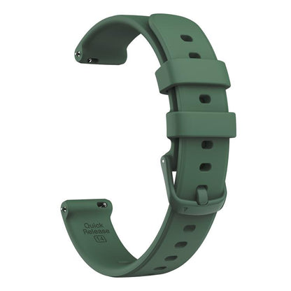 For Garmin Lily 2 14mm Kalebol Pin Buckle Silicone Strap(Dark Night Green) by Kalebol