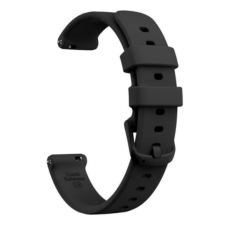 For Garmin Lily 2 14mm Kalebol Pin Buckle Silicone Strap(Black) by Kalebol