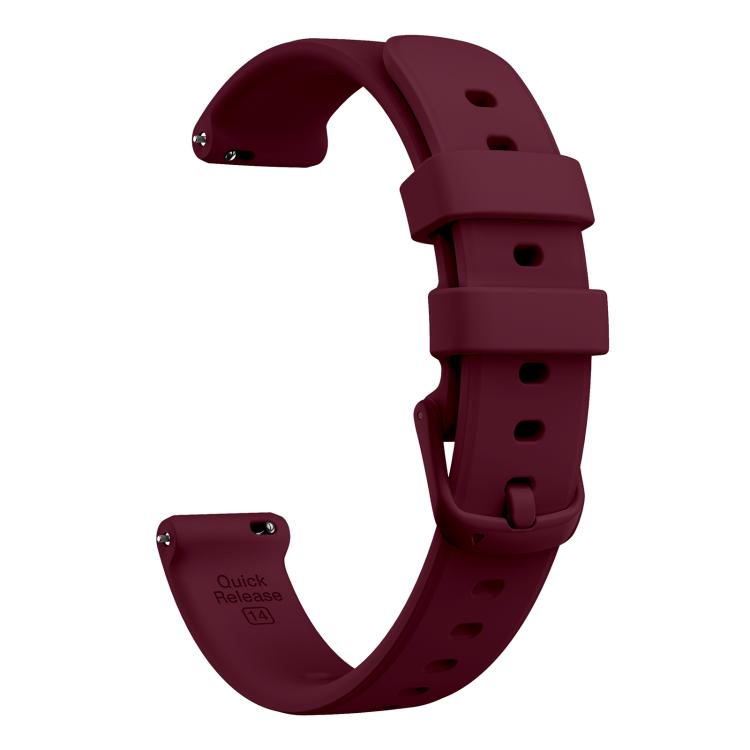 For Garmin Lily 2 14mm Kalebol Pin Buckle Silicone Strap(Wine Red) by Kalebol