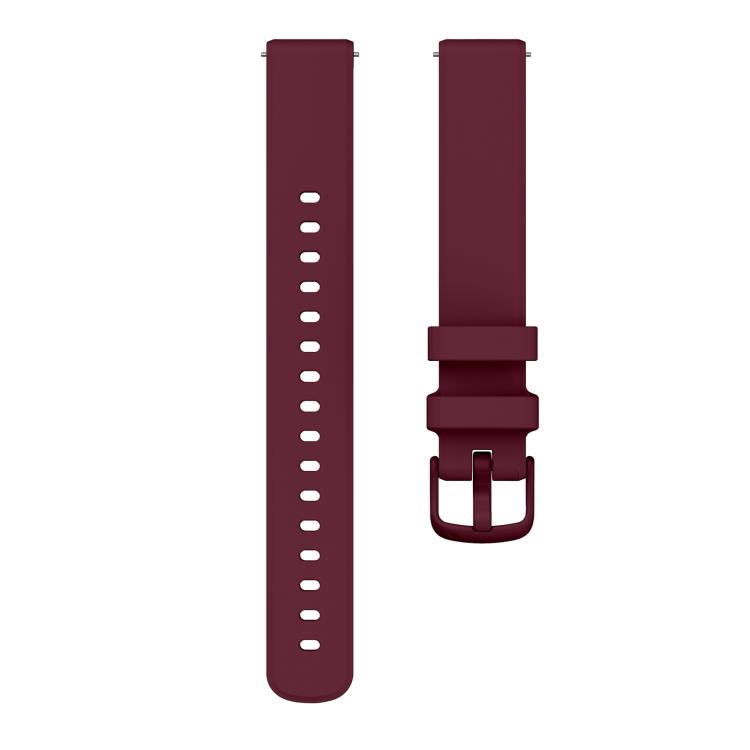 For Garmin Lily 2 14mm Kalebol Pin Buckle Silicone Strap(Wine Red) by Kalebol