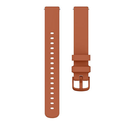 For Garmin Lily 2 14mm Kalebol Pin Buckle Silicone Strap(Mocha Brown) by Kalebol
