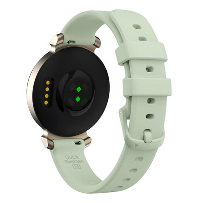 For Garmin Lily 2 14mm Kalebol Pin Buckle Silicone Strap(Light Green) by Kalebol