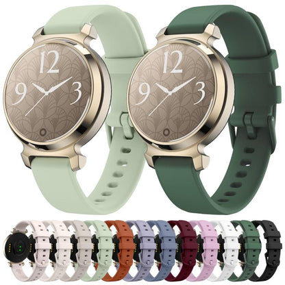 For Garmin Lily 2 14mm Kalebol Pin Buckle Silicone Strap(White) by Kalebol