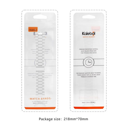 For Samsung Galaxy Watch Ultra 47mm / Ultra 2025 Kalebol Three-bead Steel Watch Band(Gold) by Kalebol