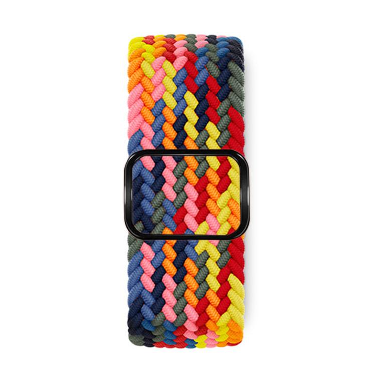 For Apple Watch 46mm / 49mm / 45mm / 44mm Kalebol Eight Buckle Nylon Braided Watch Band(Colorful) by Kalebol