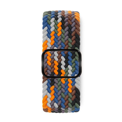 For Apple Watch 42mm / 41mm / 40mm / 38mm Kalebol Eight Buckle Nylon Braided Watch Band(Camouflage) by Kalebol