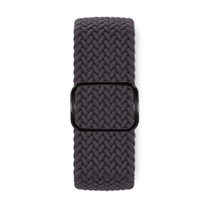 For Apple Watch 42mm / 41mm / 40mm / 38mm Kalebol Eight Buckle Nylon Braided Watch Band(Space Gray) by Kalebol