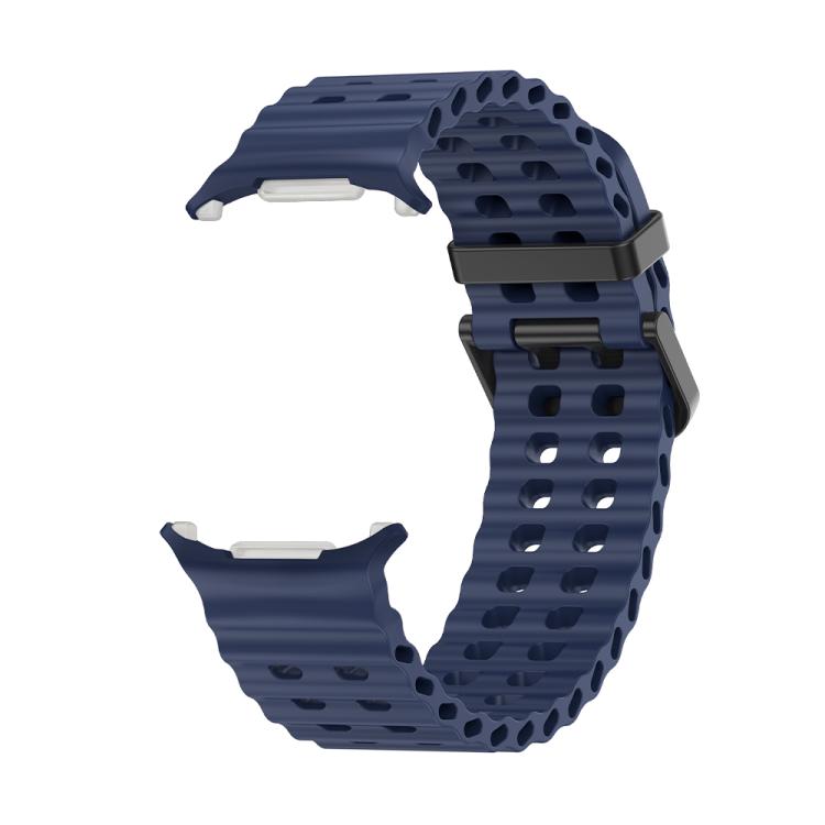 For Samsung Galaxy Watch Ultra 47mm / Ultra 2025 Kalebol Porous Breathable Silicone Watch Band(Blue) by Kalebol