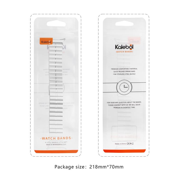 For Samsung Galaxy Watch Ultra 47mm / Ultra 2025 Kalebol One-bead Stainless Steel Watch Band(Black) by Kalebol