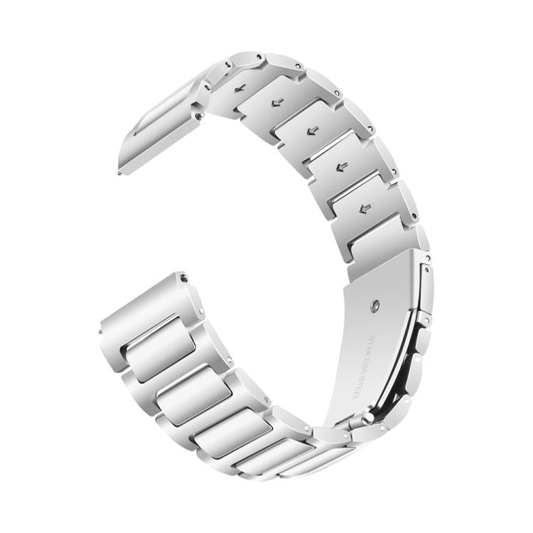 Kalebol 22mm Tooling Metal Zinc Alloy Watch Band(Silver) by Kalebol