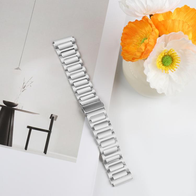 Kalebol 22mm Tooling Metal Zinc Alloy Watch Band(Silver) by Kalebol