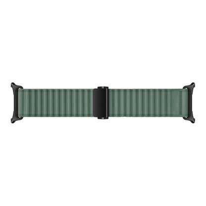 For Samsung Galaxy Watch Ultra 47mm / Ultra 2025 Kalebol Ocean Loop Nylon Braided Watch Band(Army Green) by Kalebol