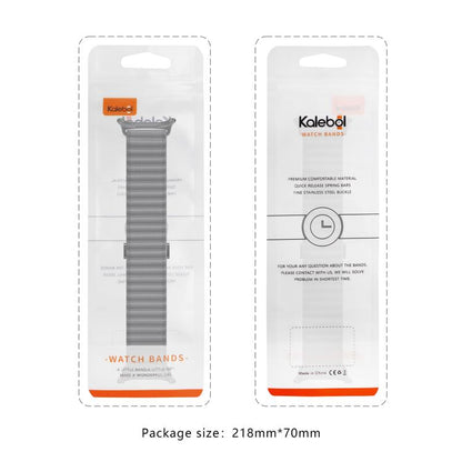 For Samsung Galaxy Watch Ultra 47mm / Ultra 2025 Kalebol Ocean Loop Nylon Braided Watch Band(Dark Grey) by Kalebol
