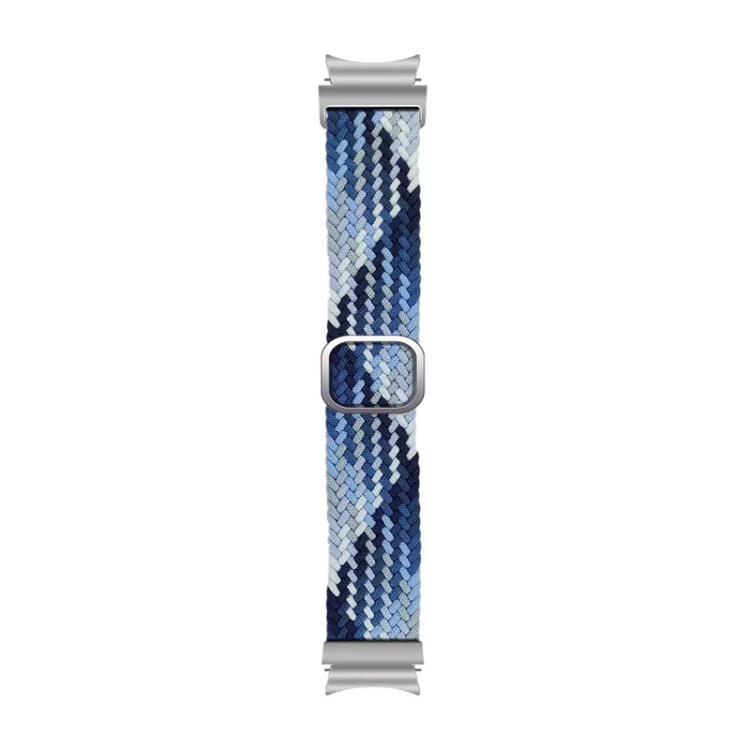 For Samsung Galaxy Watch 7 / 6 / 5 / 4 Kalebol Eight Buckle Nylon Braided Watch Band(Blueberry) by Kalebol