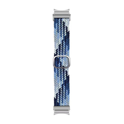 For Samsung Galaxy Watch 7 / 6 / 5 / 4 Kalebol Eight Buckle Nylon Braided Watch Band(Blueberry) by Kalebol