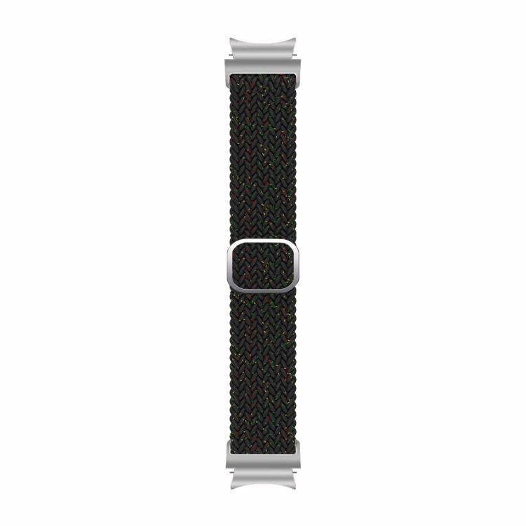 For Samsung Galaxy Watch 7 / 6 / 5 / 4 Kalebol Eight Buckle Nylon Braided Watch Band(Starlight Black) by Kalebol