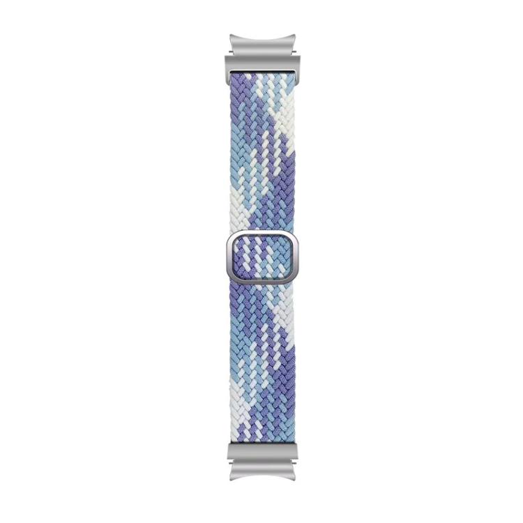 For Samsung Galaxy Watch 7 / 6 / 5 / 4 Kalebol Eight Buckle Nylon Braided Watch Band(Violet) by Kalebol