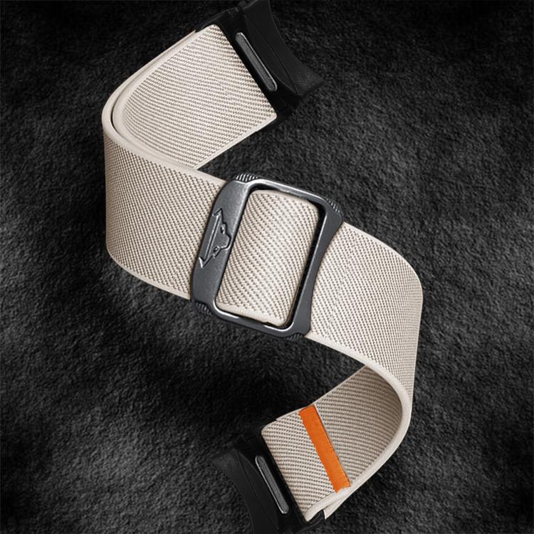 For Samsung Galaxy Watch 5 Pro / 6 / 7 Kalebol Button Elastic Nylon Watch Band(Starlight) by Kalebol