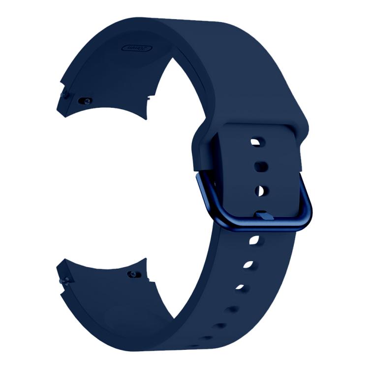 For Samsung Galaxy Watch 7 / 6 / 5 / 4 Kalebol Metal Pin Buckle Silicone Watch Band(Blue) by Kalebol