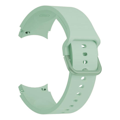 For Samsung Galaxy Watch 7 / 6 / 5 / 4 Kalebol Metal Pin Buckle Silicone Watch Band(Matcha Green) by Kalebol